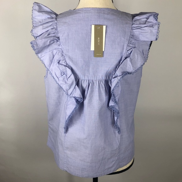 J. Crew Ruffle-Front Top - Picture 5 of 10